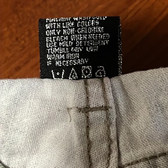 Gold Drama Tan Floral Print Stretch Denim Shorts Juniors Size 5 - Picture 4 of 8